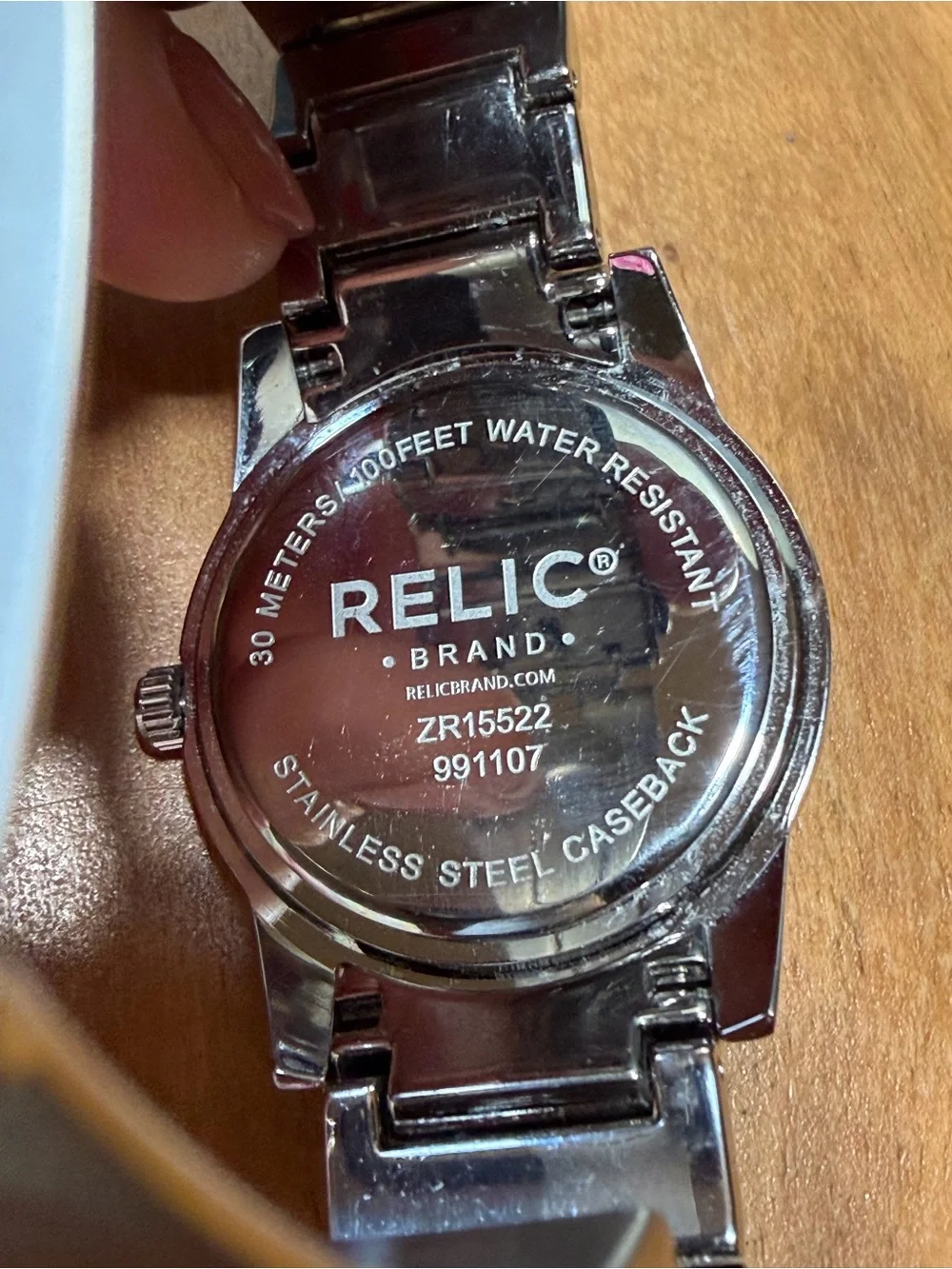 Relic By Fossil 2010s Office‎ Siren Stainless Steel Beth 34mm Watch (VGUC)